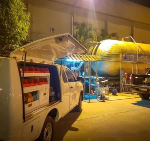 Breakdown maintenance Liquid CO2 Tank